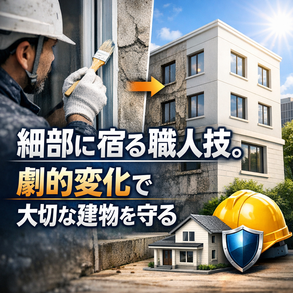 細部に宿る職人技。劇的変化で大切な建物を守る