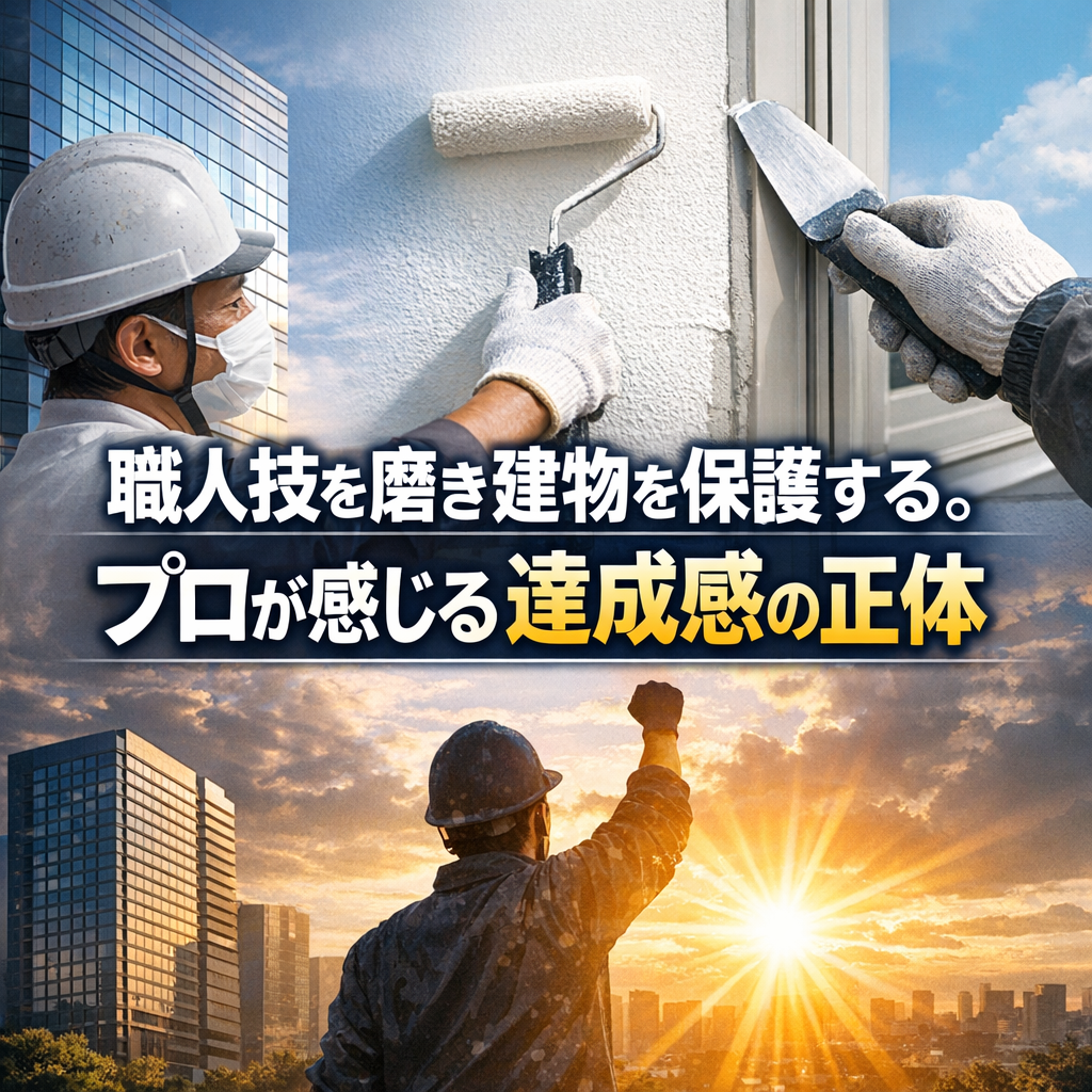 職人技を磨き建物を保護する。プロが感じる達成感の正体